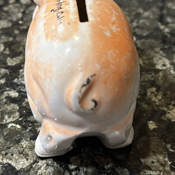 Vintage Japan Porcelain Piggy Bank 🐖 - Picture 5 of 9